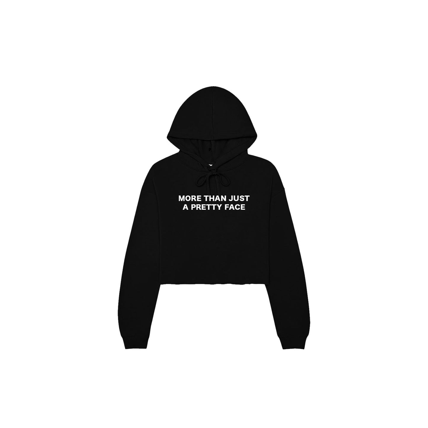 More Than Just A Pretty Face Crop Top Sweatshirt