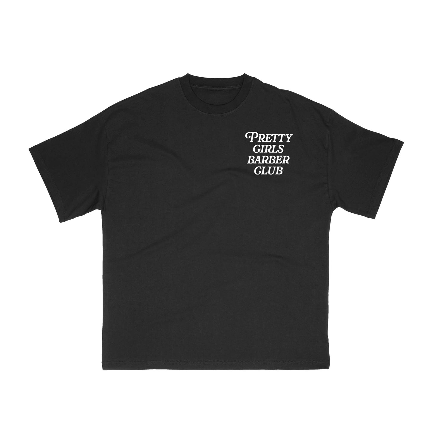 Pretty Girls Barber Club Tee - Black