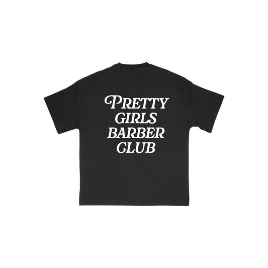 Pretty Girls Barber Club Tee - Black